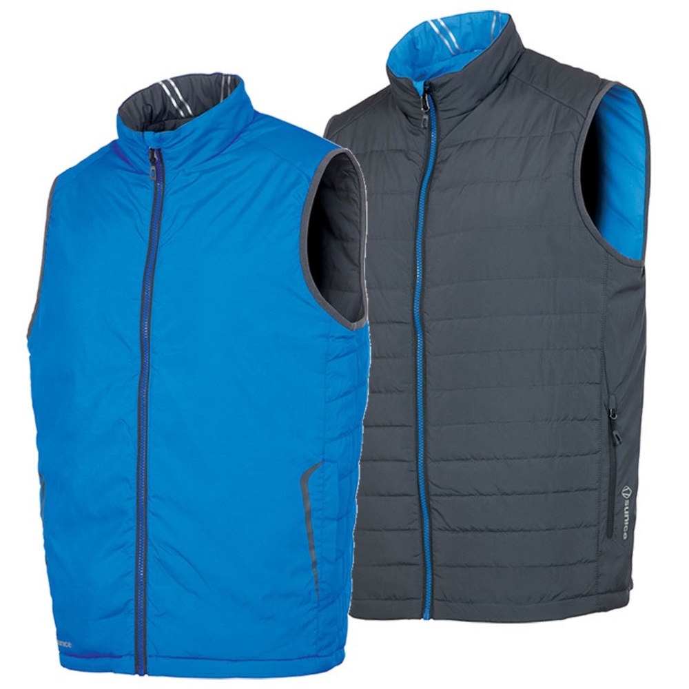 SUNICE Men's Michael Element Shield Reversible Thermal Vest Golf Active L/XL